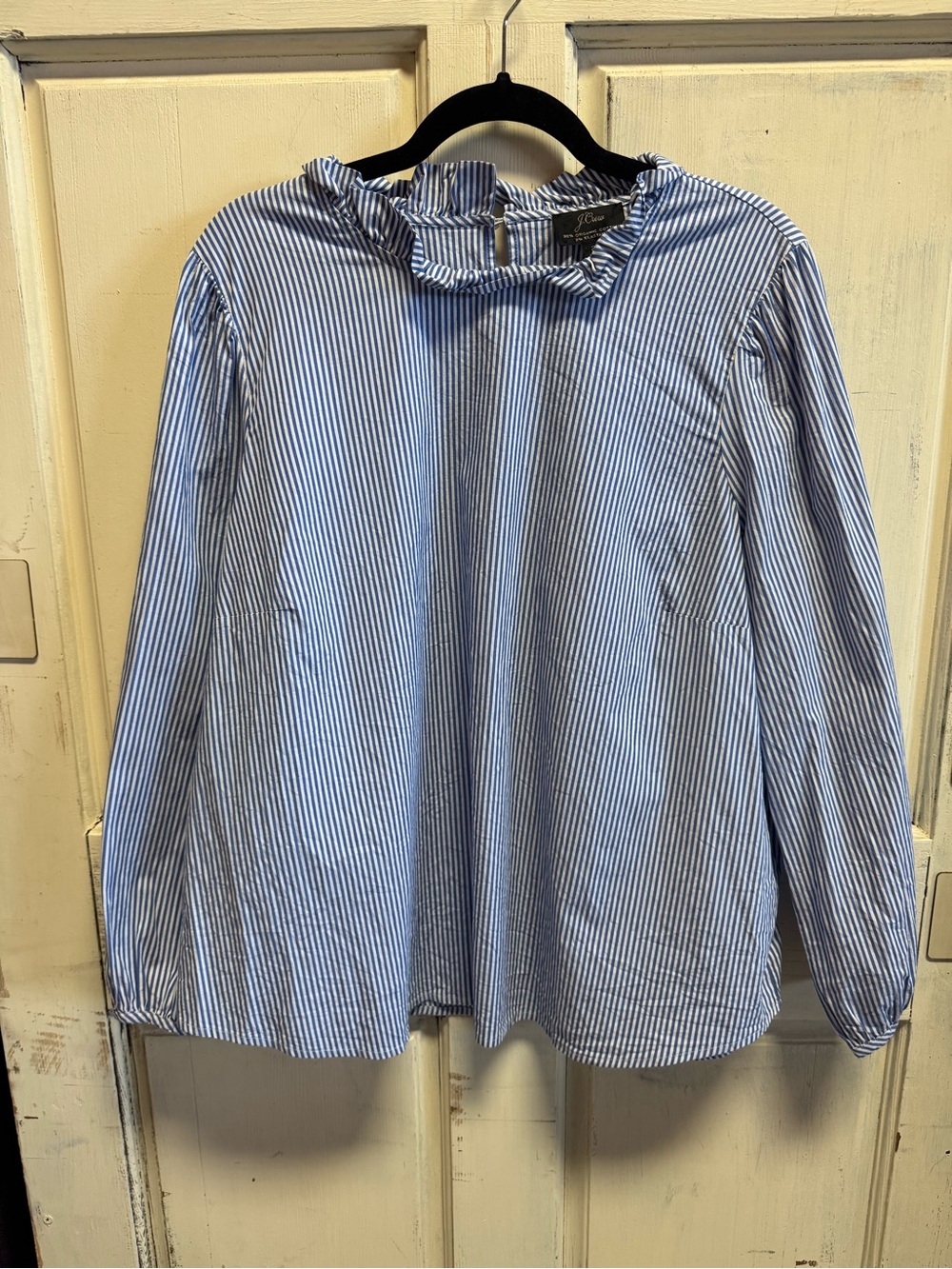 Women’s J Crew Ruffle-Neck Men’s Shirt